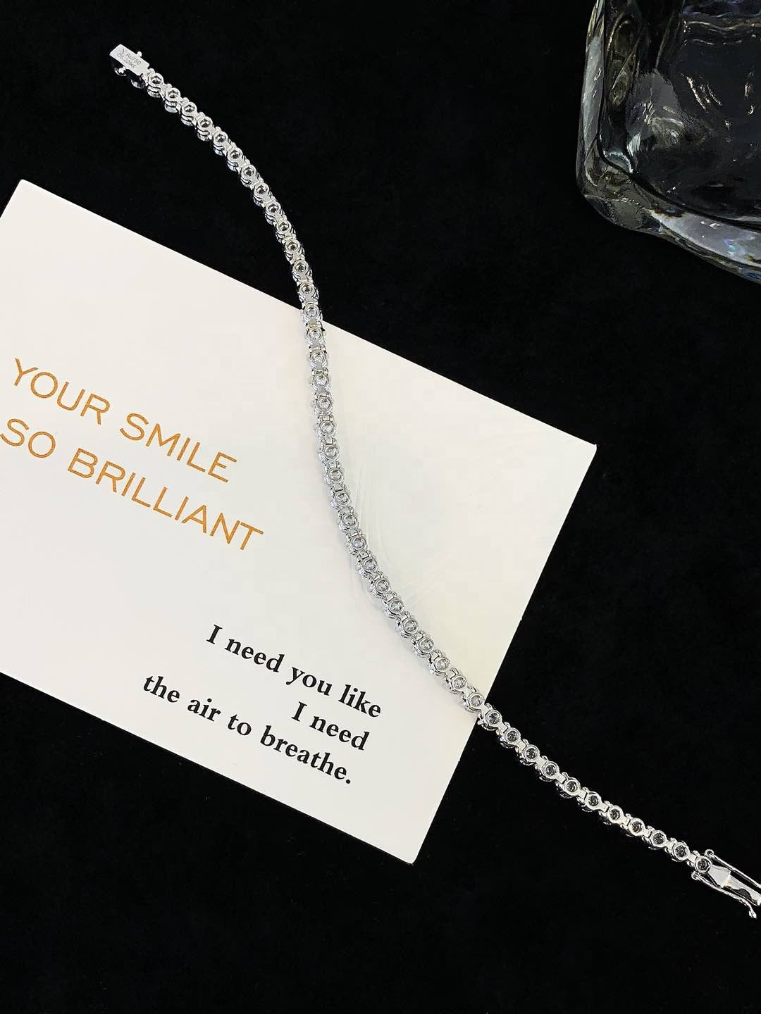 4 Carat Round Cut Lab-Grown Diamond Bracelet
