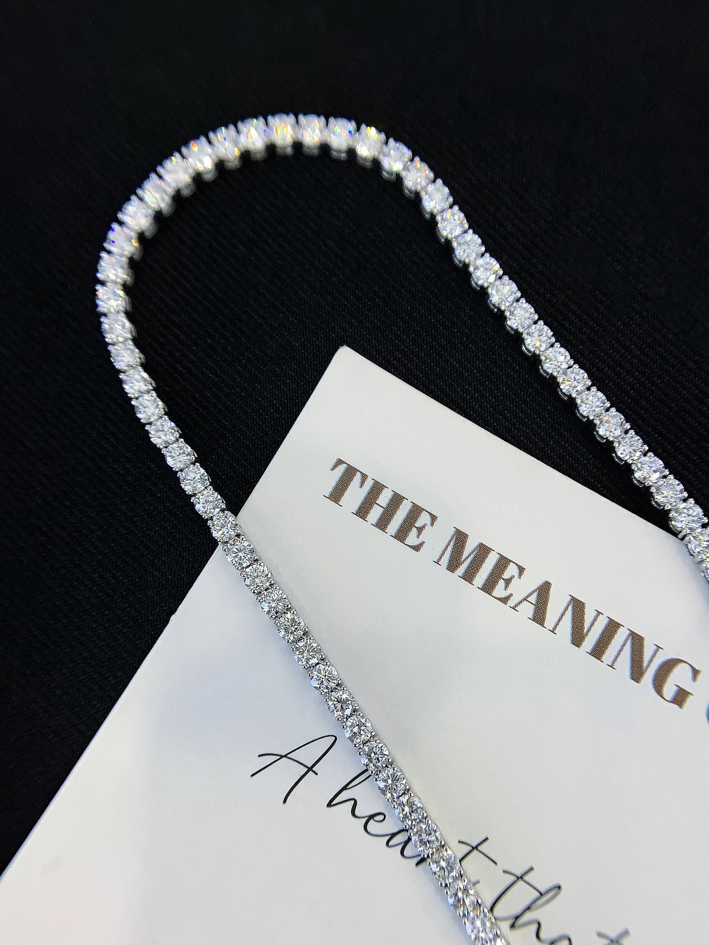20 Carat Lab-Grown Diamond Tennis Necklace