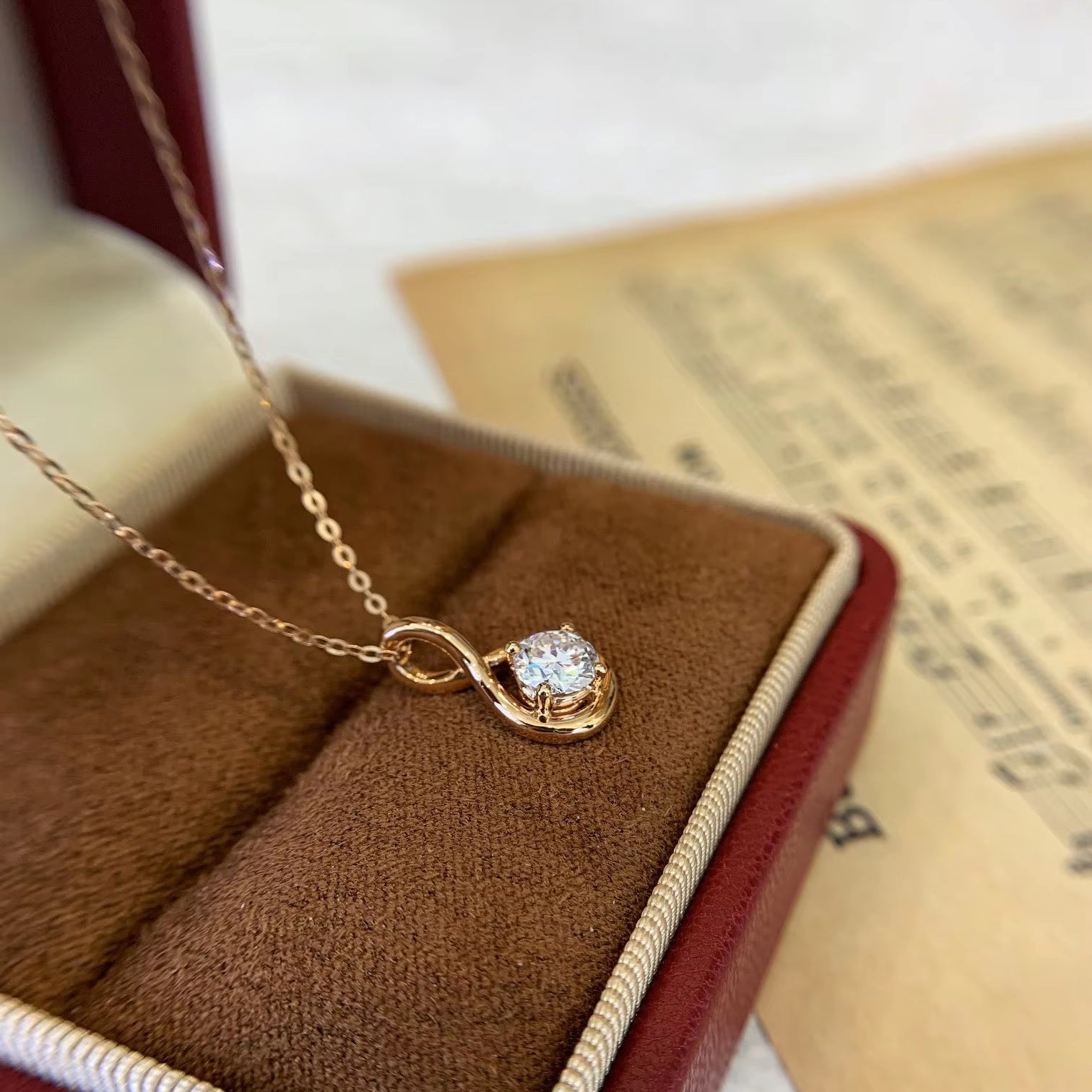 0.60 Carat Round Lab-Grown Diamond Pendant in 14K Gold – IGI Certified