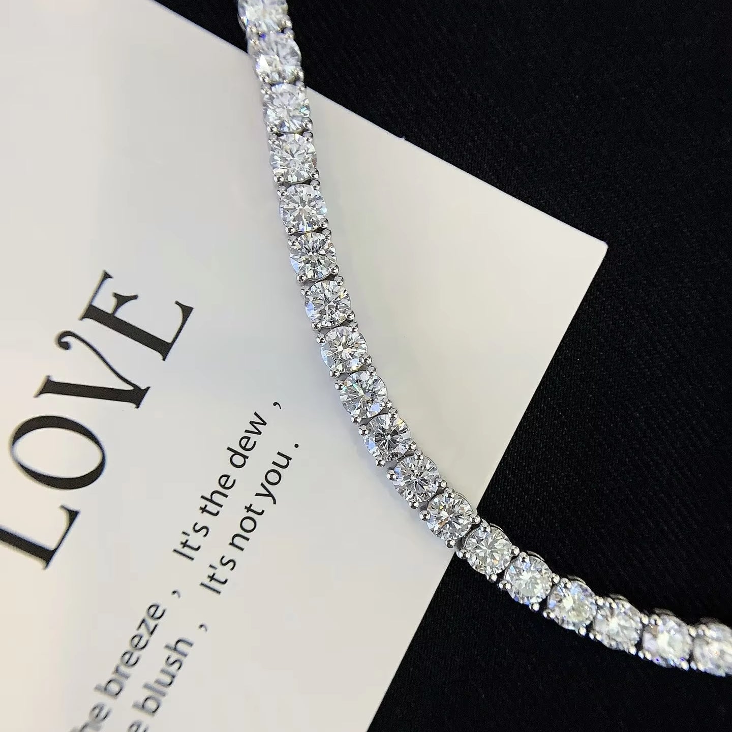 7 Carat Round-Cut Diamond Tennis Bracelet