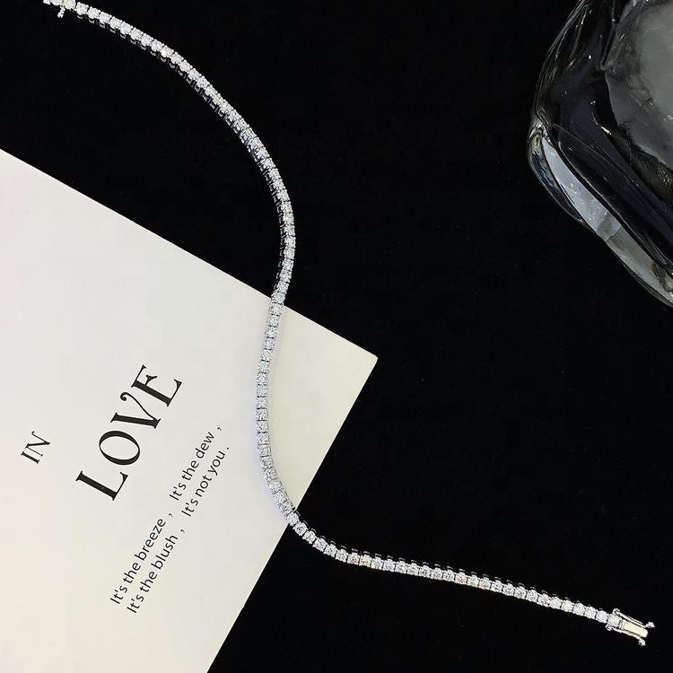 2 Carat Round Cut Lab-Grown Diamond Bracelet