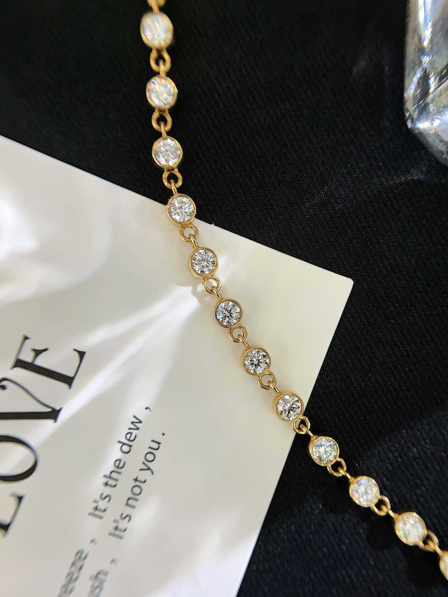14K Gold 2.0 Carat Lab-Grown Diamond Bezel Bracelet