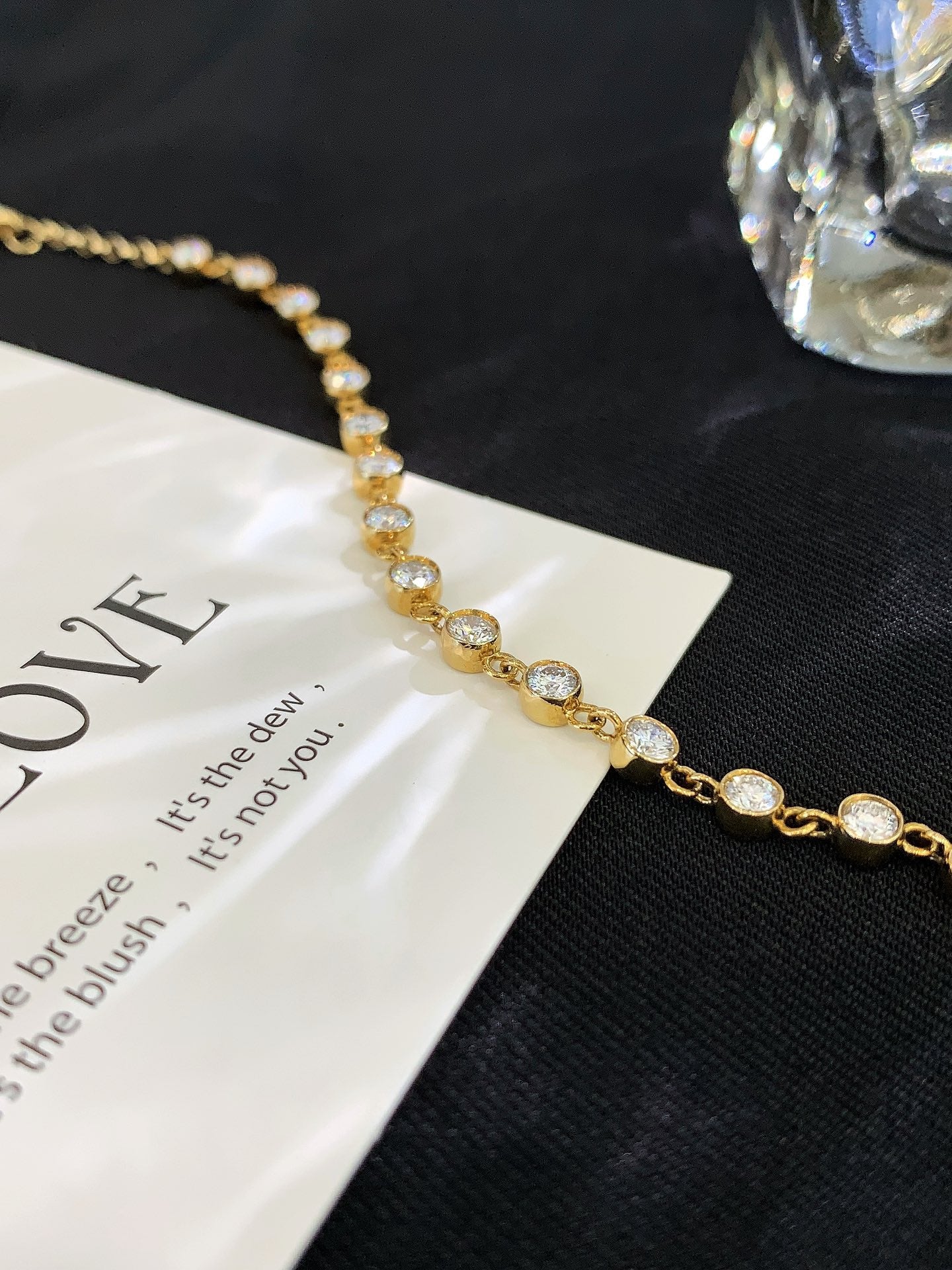 14K Gold 2.0 Carat Lab-Grown Diamond Bezel Bracelet