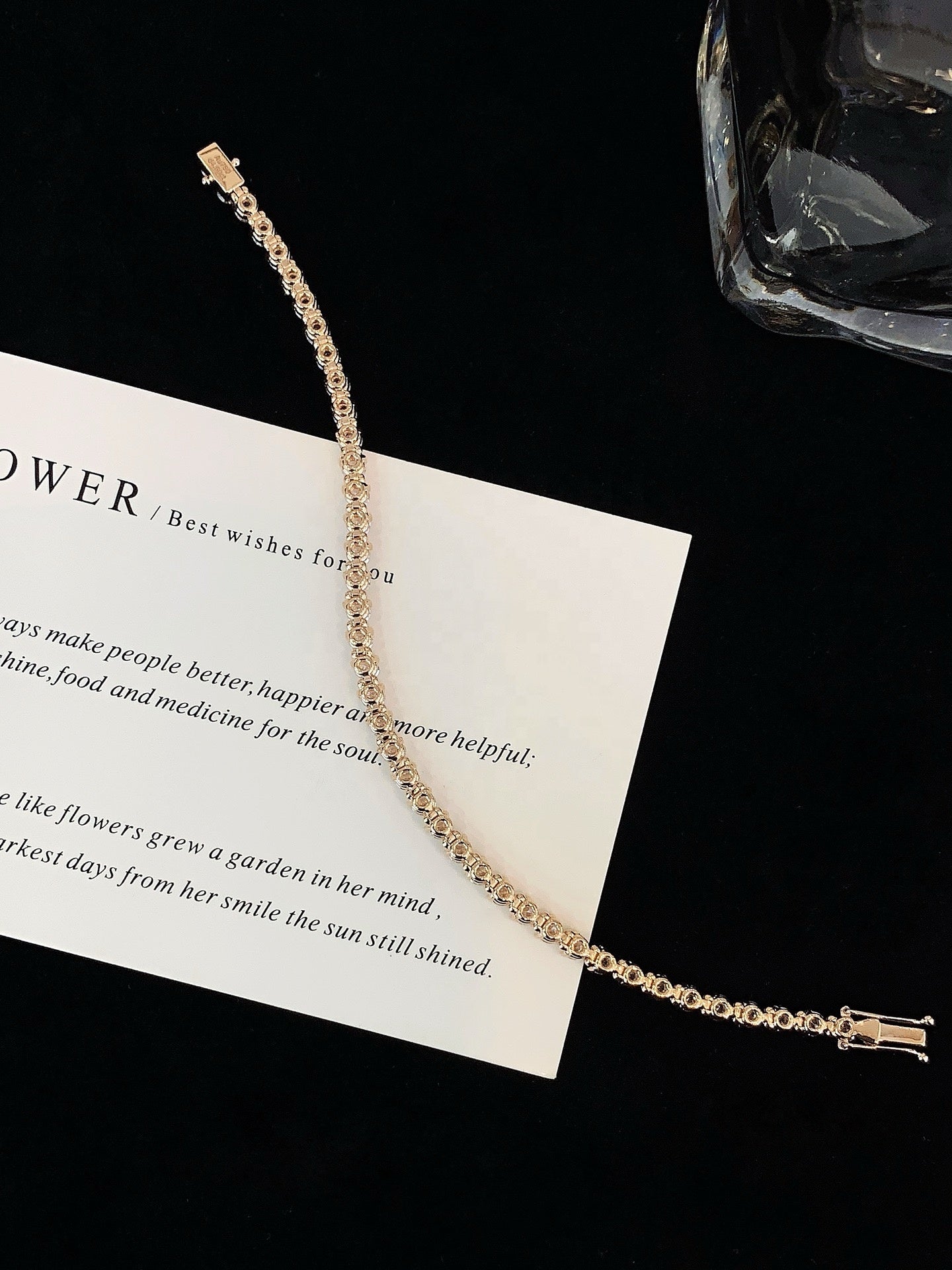 5 Carat 14K Gold Diamond Bracelet